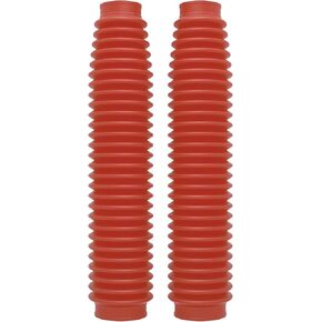 Polisport Universal Fork Boots Enduro, 430mm Length x 41mm Top x 58mm Bottom, Durable Rubber-Like Material, Pair for Motocross and Off-Road Motorcycles, Red in Kuwait