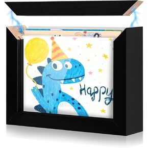 Kids Art Frames – Changeable 8.5x11 with Magnetic Front Opening, Wooden Kids Artwork Display for Wall with Storage 150 Sheets, Toddler Art Work Project Picture Frame for 3D Art & School Work, Mounting Hardware Included in Kuwait