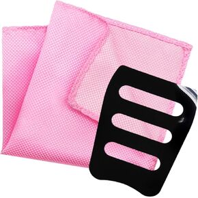 Suit Pocket Squares for Men, Solid Color Mens Handkerchiefs with Holder Mens Pocket Square for Jacket Business Party in Saudi Arabia