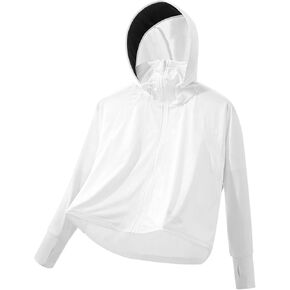 Girls Rash Guard Lightweight UPF 50+ Sun Protection Hoodie Jackets UV Shirts with Pockets Summer Fashion 2026 in Saudi Arabia