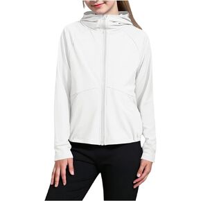 Girls Rash Guard Long Sleeve SPF UV Shirts Cooling UPF 50+ Sun Protection Hoodie Jackets Summer Going Out Clothes in Saudi Arabia
