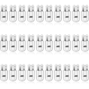 30 Pieces 194 Car Replacement LED Bulb 6000K T10 168 2825 W5W Wedge COB LED Lights Replacement for Car Lights 12V Interior Bulbs Dome Map Door Courtesy License Plate (White) in Kuwait