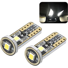 wuyaoyao 2 قطعة 194 لمبة LED، فائقة السطوع T10 168 2825 W5W LED لمبة بديلة لباب السيارة الداخلي لخريطة القبة، 6000K أبيض 3030 شرائح خالية من الأخطاء لمبات إضاءة لوحة الترخيص in Kuwait