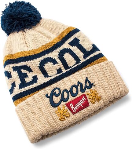 AMERICAN NEEDLE Miller High Life Pillow Line Knit Adjustable Snapback Baseball Trucker Hat (23012A-MHL-BGDGI), Pillow Line Knit, One size in Saudi Arabia