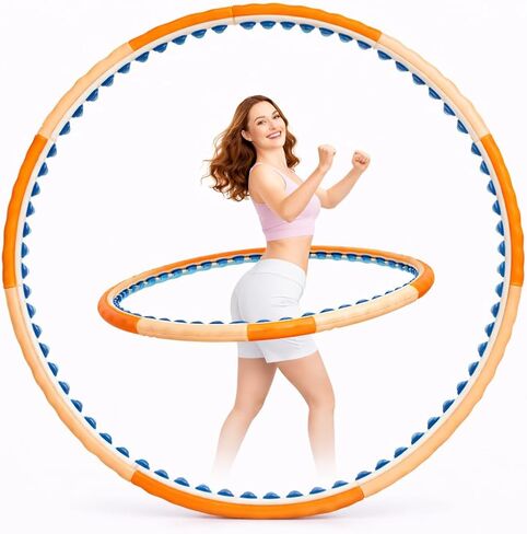 Health Hoop - Korean Weight Loss Health Hoola Hoop 5.5lb (Step 4) for Workout ,Weighted Hoop, Fitness Hoop, Exercise Hoop,Hula Hula-up in Saudi Arabia
