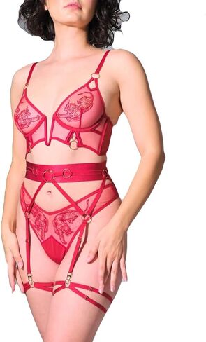 Thistle and Spire Paramount Garter - 311753 (Crimson, Large) in Kuwait