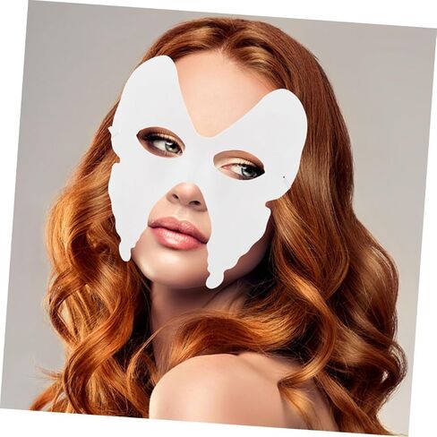 PRETYZOOM DIY White Butterfly Masks for Unpainted Craft Masks for School Parties Birthday Celebrations and Classroom Fun Creative Art Projects in Saudi Arabia