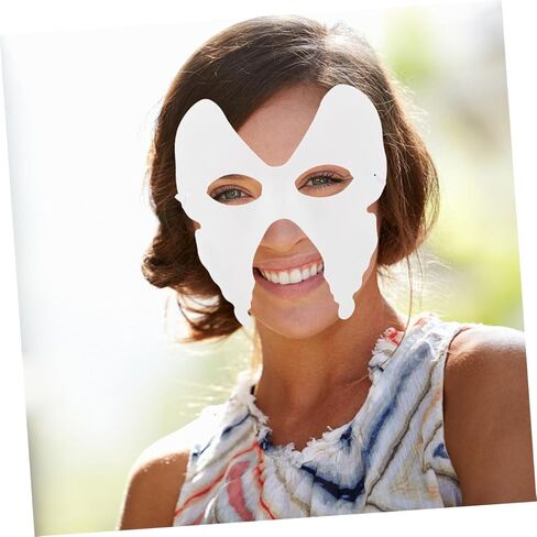 PRETYZOOM DIY White Butterfly Masks for Unpainted Craft Masks for School Parties Birthday Celebrations and Classroom Fun Creative Art Projects in Saudi Arabia