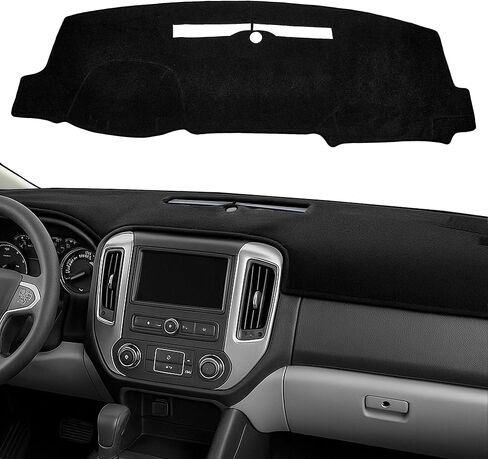 Dash Cover Fit for 2007-2014 Chevy Chevrolet Tahoe Suburban GMC Yukon/ 2007-2013 Chevy Avalanche Silverado 1500 2500 3500 LTZ, Dash Mat Sun Shade Pad Dashboard Protector Custom Fit (Black) in Saudi Arabia