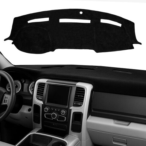 Dash Cover Fit for 2007-2014 Chevy Chevrolet Tahoe Suburban GMC Yukon/ 2007-2013 Chevy Avalanche Silverado 1500 2500 3500 LTZ, Dash Mat Sun Shade Pad Dashboard Protector Custom Fit (Black) in Saudi Arabia