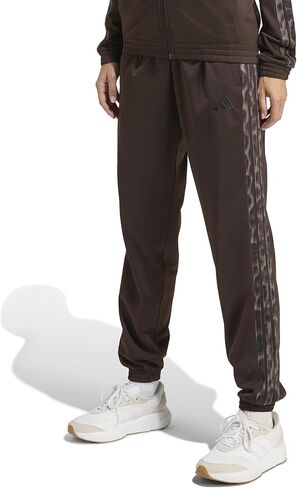 adidas Women's Tricot 3-Stripes Track Pants with Leopard Printed in Kuwait