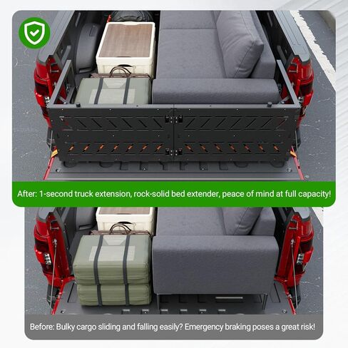Xipoo Truck Bed Extender Compatible with 2015-2026 Ford F150 Truck Extender Tailgate Extension Replacement for 2015-2026 Ford F-150 Accessories in Saudi Arabia