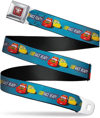 Disney Seatbelt Buckle Belt, Cars 3 Lightning McQueen Cruz Ramirez Blue in Saudi Arabia