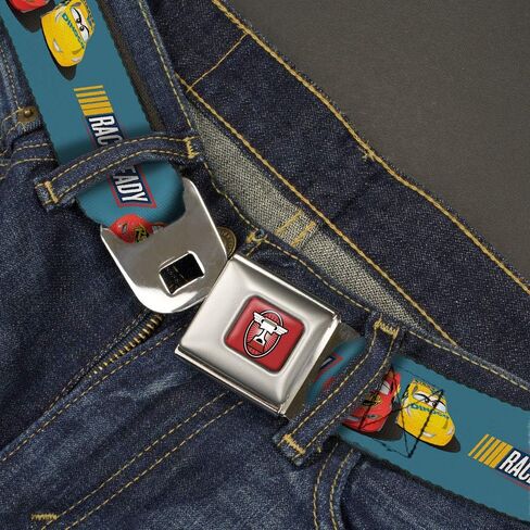 Disney Seatbelt Buckle Belt, Cars 3 Lightning McQueen Cruz Ramirez Blue in Saudi Arabia