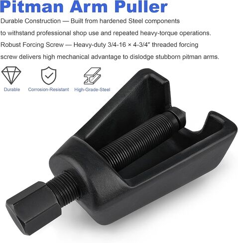 Heavy-Duty Conical Pitman Arm Puller Replace 8150 for Cars & Light Trucks, 3/4-16 Forcing Screw, Steering Removal Tool in Kuwait