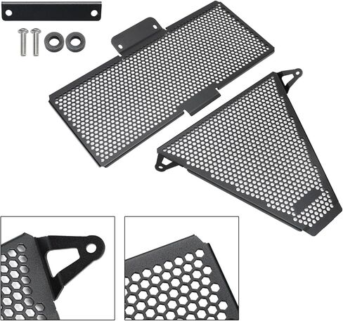 Areyourshop Radiator Guard Protector Radiator Cover Black fit for DUCATI Streetfighter V2 2022-2023 in Saudi Arabia