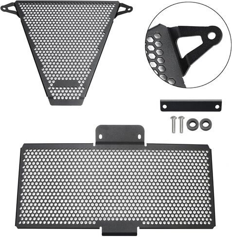 Areyourshop Radiator Guard Protector Radiator Cover Black fit for DUCATI Streetfighter V2 2022-2023 in Saudi Arabia