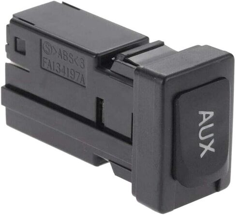 Auxiliary Input Jack Aux Port Audio Adapter Compatible with 2005-2009 Toyota Camry RAV4 Prius Yaris FJ Cruiser 4Runner Lexus ES350 LS460 Replacement for 86190-06010 86190-53010 in Saudi Arabia