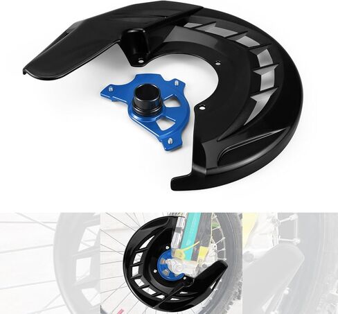 NICECNC Brake Rotor Shield Protector Cover 7800906110030 Compatible with KTM 125-530SX/SX-F/XC/XC-F 2003-2014 125-530EXC/EXC-F 2003-2015 See Fitment, Orange Black in Saudi Arabia