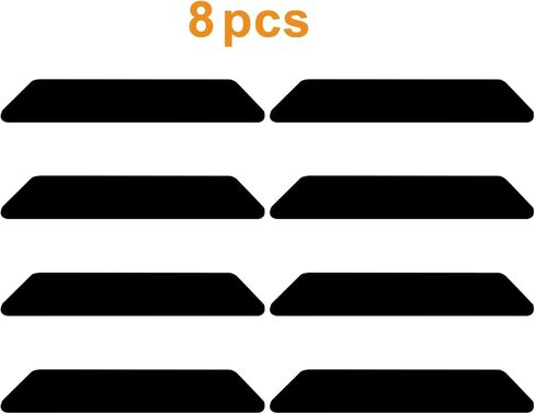 8 Pack Designed for Hardwood Floors and Tiles, Double-Sided and Reusable Rug Carpet Tape with Non-Slip Rug Pads Prevent Sliding, Curling, and Bunching in Saudi Arabia