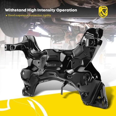 YHTAUTO استبدال الإطار الفرعي للإطار الأمامي لشركة Hyundai Elantra 2011-2016، Elantra GT 2013-2017 Veloster 2012-2015، عضو متقاطع للتعليق 624003X000، 624003Y000، 624003X200 in Kuwait