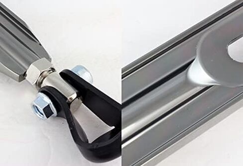 قضيب تبختر أمامي وخلفي سفلي من الألومنيوم باستخدام الحاسب الآلي متوافق مع Honda Civic/CRX/Civic Del Sol مناسب لـ Acura Integra، استبدال السيارات (أسفل خلفي (27 بوصة)، جونميتال) in Kuwait