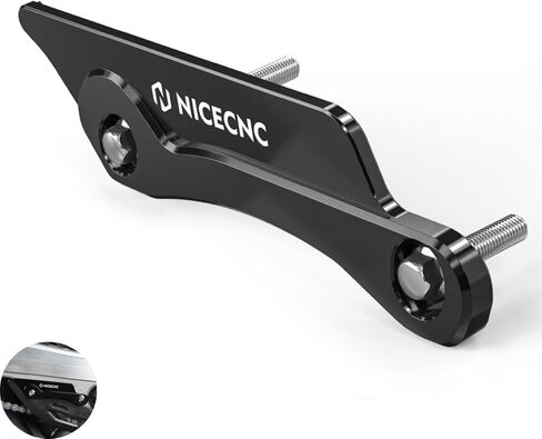 NICECNC واقي خلفي للدراجة الترابية السوداء متوافق مع KTM 125-450 XC SX XCF SXF 2023-24 150-500 EXC EXCF XCW XCF-W XW-F 2024، متوافق مع Husqvarna 125-450 FC FX TX TC 2023-24، انظر الإعداد in Kuwait