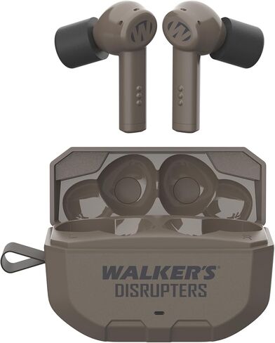 Walker's Disrupter Noise Canceling Earbuds/Bluetooth, Black in Saudi Arabia