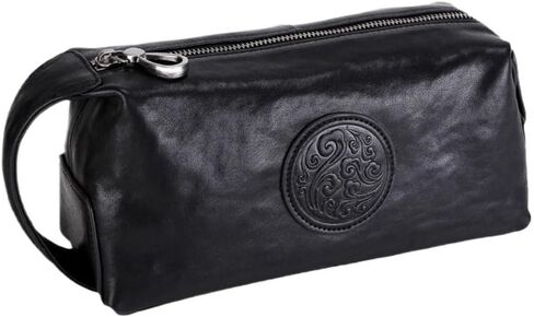 Simple Men's Top-Grain Leather Clutch - Large-Capacity Business Fashion Handbag, Versatile Genuine Leather Handgrip Purse in Saudi Arabia