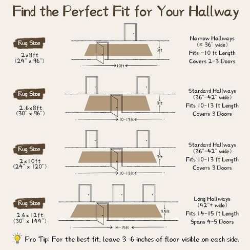 Runners for Hallways Ultra Non-Slip 2x10 Long Runner Rugs Washable Abstract Tear and Stain Resistance No Pile Lightweight Modern Rug Runners for Entryway, Kitchen, Walkway, Entrance, Brown in Saudi Arabia