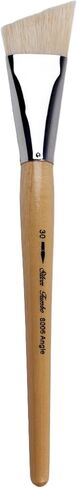 Silver Brush Limited 800640 Silver Jumbo Angle Brush, Large Murals, Easel Painters and Furniture, Size 40, Mid Length Handle in Saudi Arabia