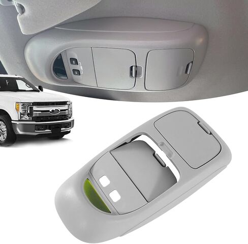 Overhead Console for Ford Super Duty F250 F350 F450 F550 2002 2003 2004 Gray Interior Roof Console Panel Replaces 2C3Z25519A70AAC 2C3Z-25519A70-AAC in Saudi Arabia