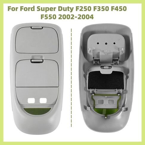 Overhead Console for Ford Super Duty F250 F350 F450 F550 2002 2003 2004 Gray Interior Roof Console Panel Replaces 2C3Z25519A70AAC 2C3Z-25519A70-AAC in Saudi Arabia