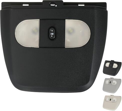 TQPONLY وحدة التحكم العلوية LED مصباح خريطة القبة | يناسب Ford F150 2004-2008، لشاحنة Lincoln Mark LT 2006-2008 | يستبدل مسار أضواء الكابينة الداخلية 6L3Z-18519A70-AB (أسمر) in Saudi Arabia