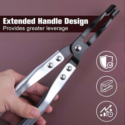 Valve Seal Removal Tool Automotive Long Valve Stem Seal Remover and Installer Universal Valve Seal Pliers Car Accessories for Motorcycle, Car, SUV, Small Engine Vehicle, 27cm Length in Saudi Arabia
