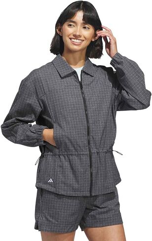 adidas womens Ultimate365+ Peplum Grid Jacket in Kuwait