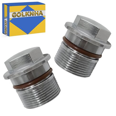 2 قطعة كروم 35 مللي متر شوكة أنبوب البراغي يناسب CB450 CB500T CB550 CB750 CR250 MT250 XL250 XL350c OEM #90123-300-000 in Kuwait
