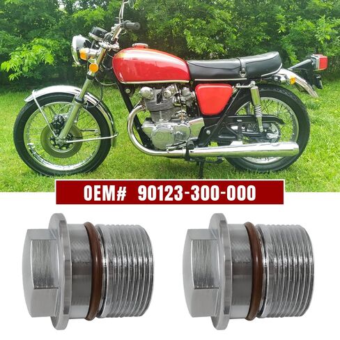 2 قطعة كروم 35 مللي متر شوكة أنبوب البراغي يناسب CB450 CB500T CB550 CB750 CR250 MT250 XL250 XL350c OEM #90123-300-000 in Kuwait