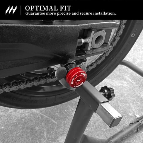 M8 Motorcycle Swingarm Spools For Daytona 660 2024-2025 CNC Aluminum Paddock Stand Sliders for Rear Swingarm Protection (See details below) daytona 660 Accessories (Red) in Saudi Arabia