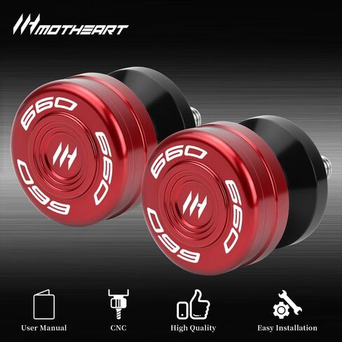 M8 Motorcycle Swingarm Spools For Daytona 660 2024-2025 CNC Aluminum Paddock Stand Sliders for Rear Swingarm Protection (See details below) daytona 660 Accessories (Red) in Saudi Arabia