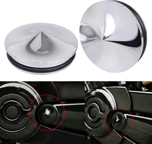 Chrome Swingarm Pivot Bolts Cover for Harley V-ROD VRSCAW VRSCF VRSCR VRSCD VRSCDX 2006-2017 in Saudi Arabia