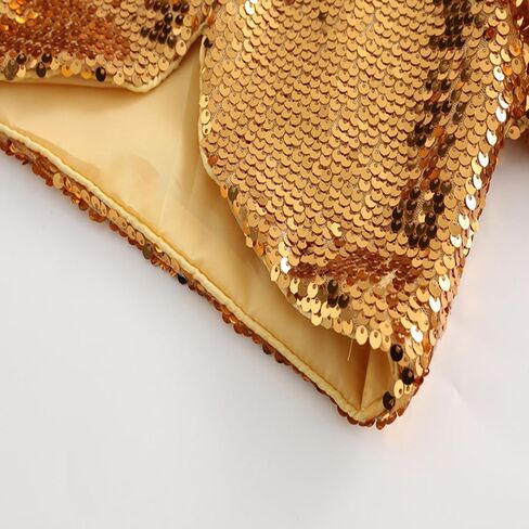 Girls Shiny Sequins Bolero Jacket Shrug Cape One Button Cardigan Sweater Dress Cover Up Coat in Saudi Arabia