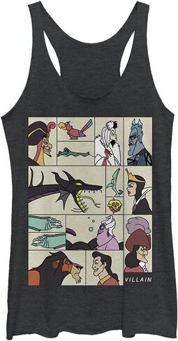 تانك ديزني جيرلز فيليانس Villianous Tri-Blend Racerback طبقات in Saudi Arabia