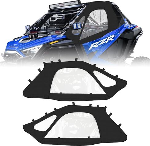PRO XP 4 Upper Doors YKK Zippers Compatible with 2020-2025 Polaris RZR PRO XP 4, 2025 Polaris RZR PRO S, 2022-2024 RZR Turbo R 4 Waterproof Soft Cab Enclosure in Saudi Arabia