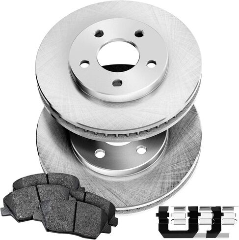 PowerSport Rear Brakes and Rotors Kit |Rear Brake Pads| Brake Rotors and Pads| Ceramic Brake Pads and Rotors - BLBR.63066.02 in Saudi Arabia