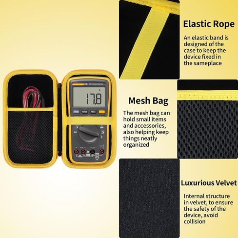 حقيبة تخزين متوافقة مع Fluke 15B+ / 17B+ Digital Multimeter in Kuwait