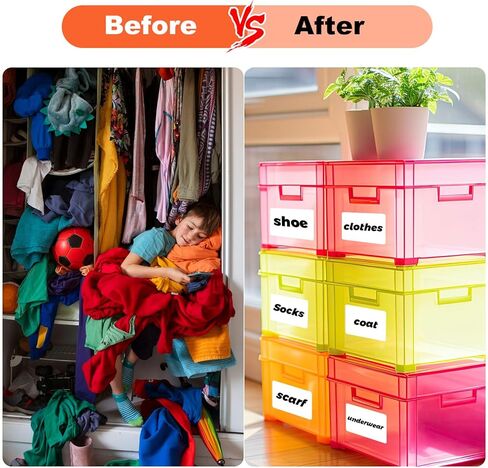 WSICSE 160 Pcs Labels for Storage Bins, 4x6 Inch Large Removable Labels for Strong Adhesive Tear Resistant No Residue Blank Labels for Organizing Home Office School Warehouse in Saudi Arabia