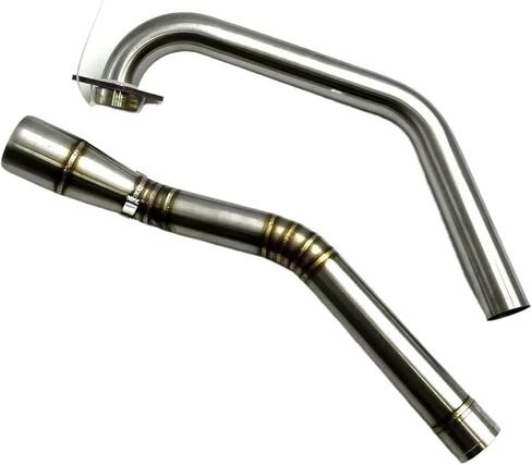 Motorcycle Full Exhaust Escape System Modifed Pipe For Yamaha YZF-R15 R125 MT125 MT-15 V1 V2 2008-2017 V3 2018-2023 Muffler Exhaust Pipe(Type A) in Saudi Arabia