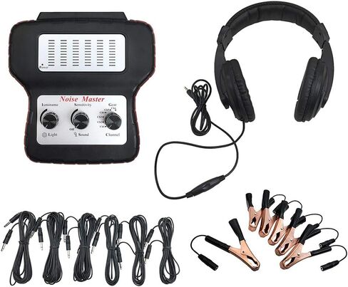 Chassis Ears Electronic Stethoscope Diagnostic Kit, 6 Channel Car Engine Noise Finder Sound Detector Tester Tool Set with Headphones, Electronic Ears Automotive in Saudi Arabia