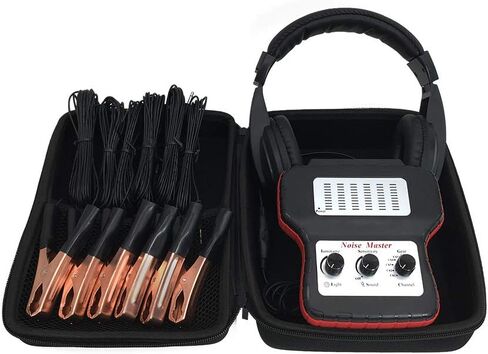 Chassis Ears Electronic Stethoscope Diagnostic Kit, 6 Channel Car Engine Noise Finder Sound Detector Tester Tool Set with Headphones, Electronic Ears Automotive in Saudi Arabia